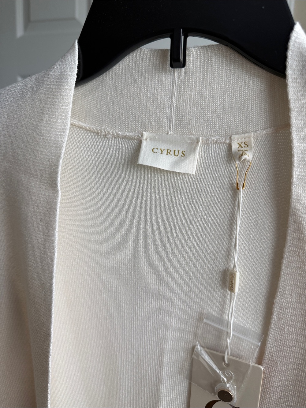 Cyrus Drape Front Mid Length Cardigan - Picture 7 of 13